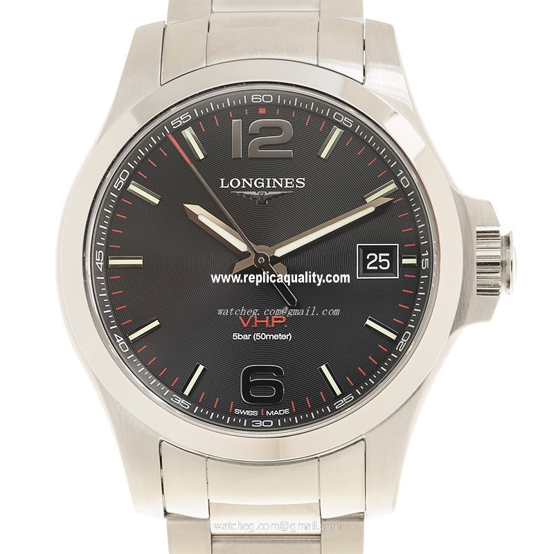 Longines CONQUEST L3.716.4.56.6 Quartz Stainless Steel Black