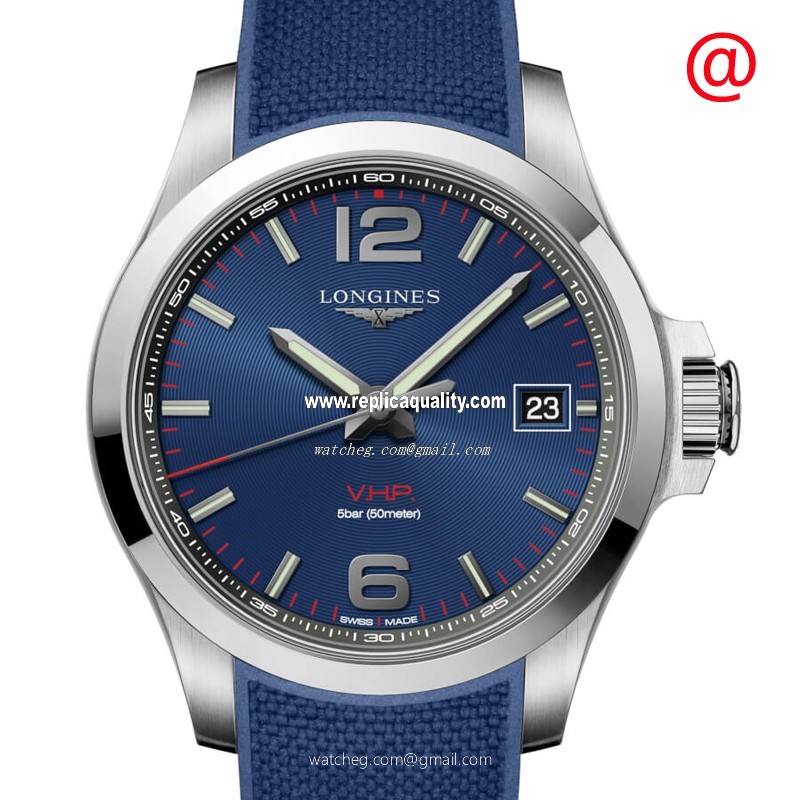 Longines CONQUEST L3.716.4.96.9 Quartz Stainless Steel Blue