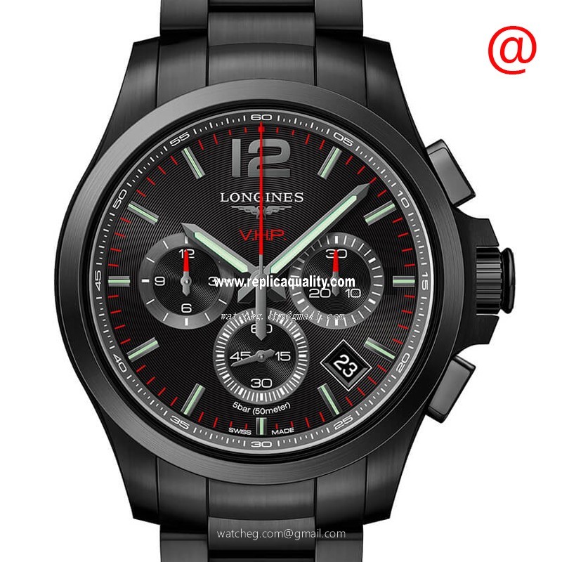 Longines CONQUEST L3.717.2.56.6 Quartz Stainless Steel Black