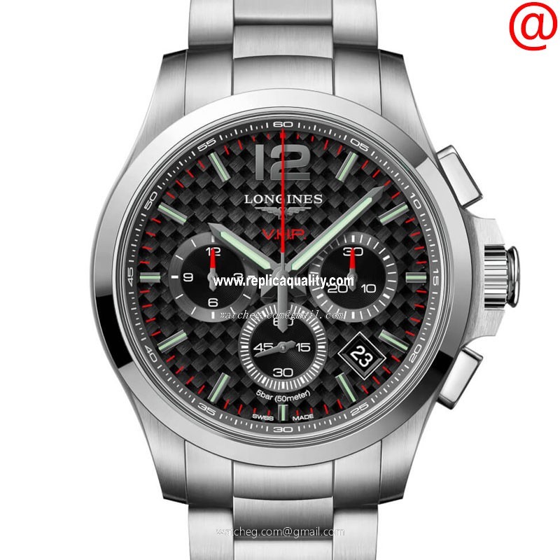 Longines CONQUEST L3.717.4.66.6 Quartz Stainless Steel Black