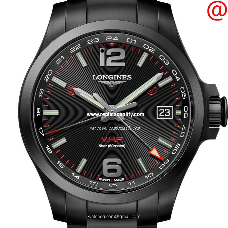 Longines CONQUEST L3.718.2.56.6 Quartz Stainless Steel Black