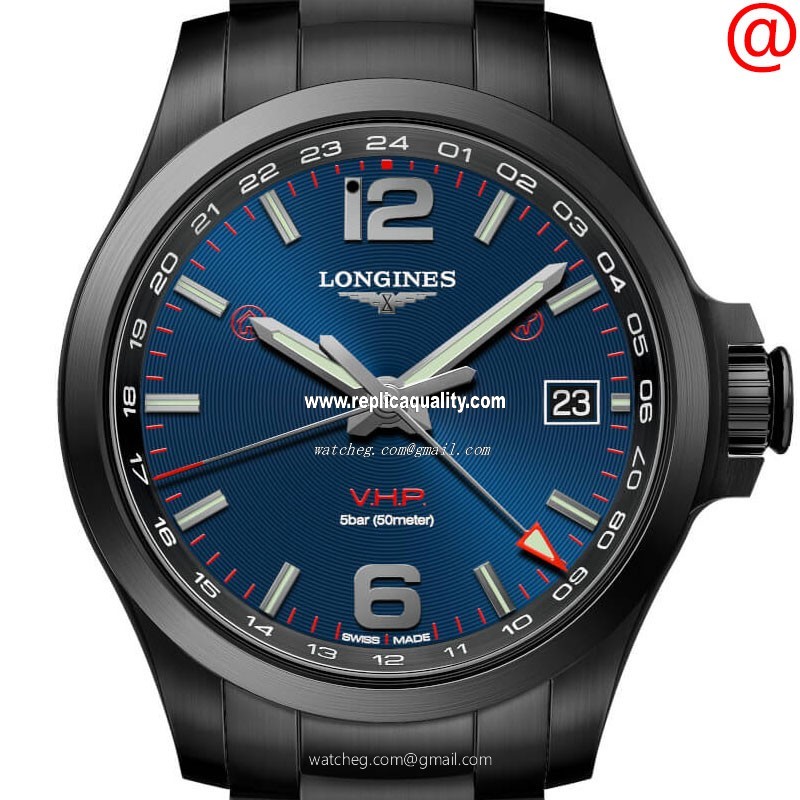 Longines CONQUEST L3.718.2.96.6 Quartz Stainless Steel Blue