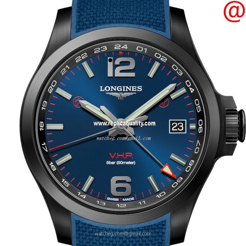 Longines CONQUEST L3.718.2.96.9 Quartz Stainless Steel Blue