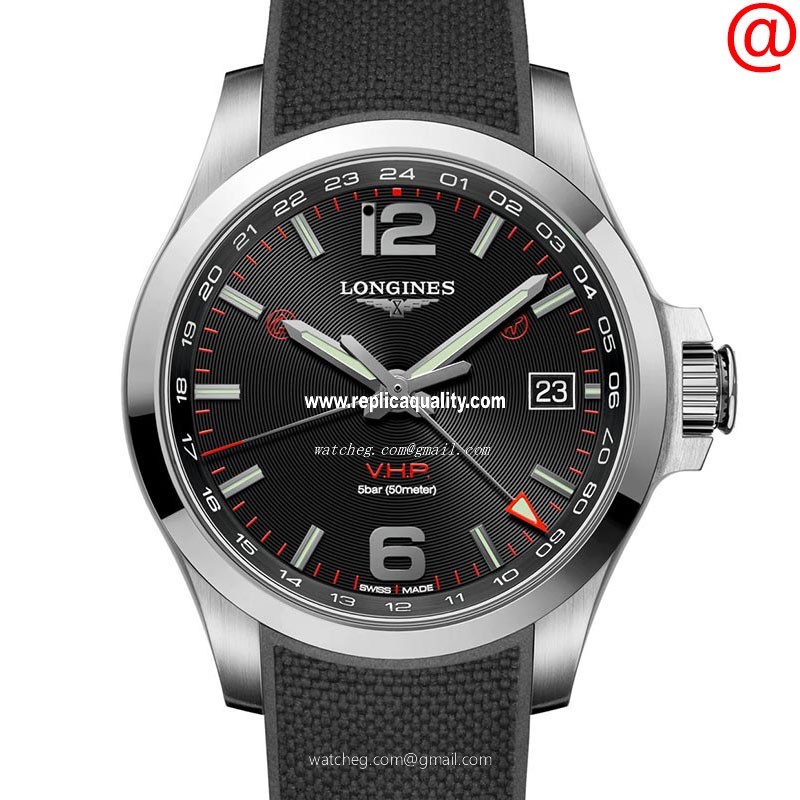 Longines CONQUEST L3.718.4.56.9 Quartz Stainless Steel Black
