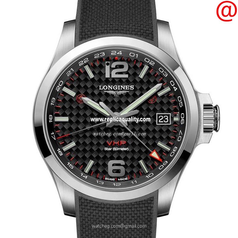 Longines CONQUEST L3.718.4.66.9 Quartz Stainless Steel Black