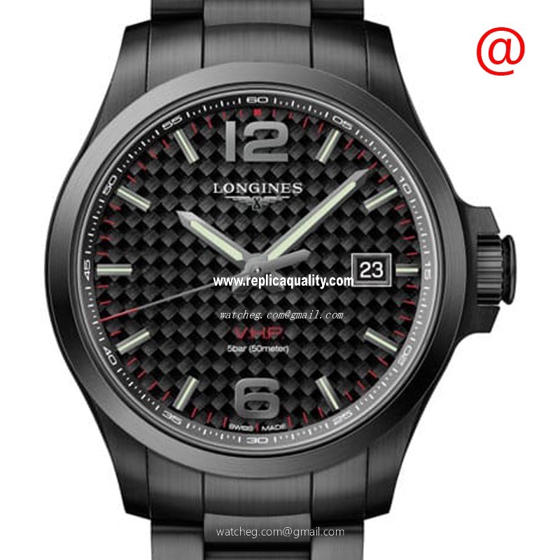 Longines CONQUEST L3.726.2.66.6 Quartz Stainless Steel Black