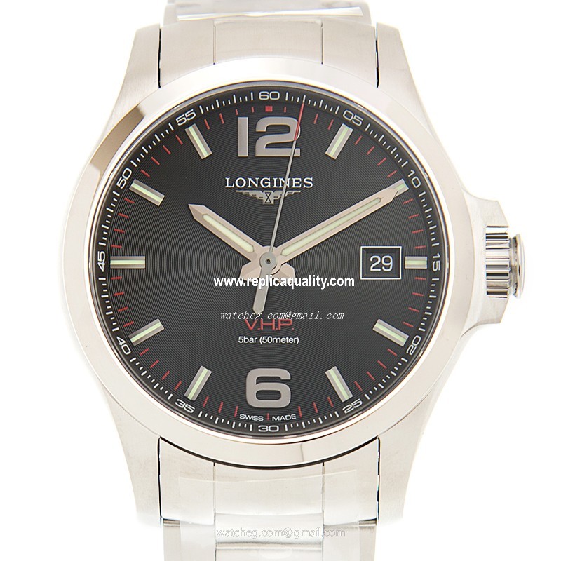 Longines CONQUEST L3.726.4.56.6 Quartz Stainless Steel Black