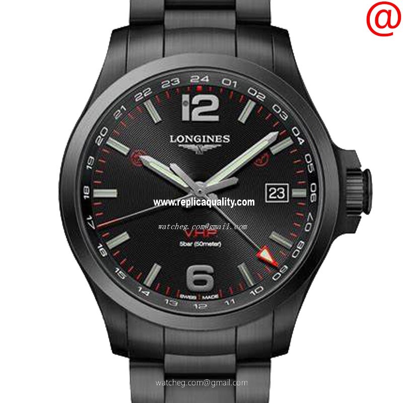 Longines CONQUEST L3.728.2.56.6 Quartz Stainless Steel Black