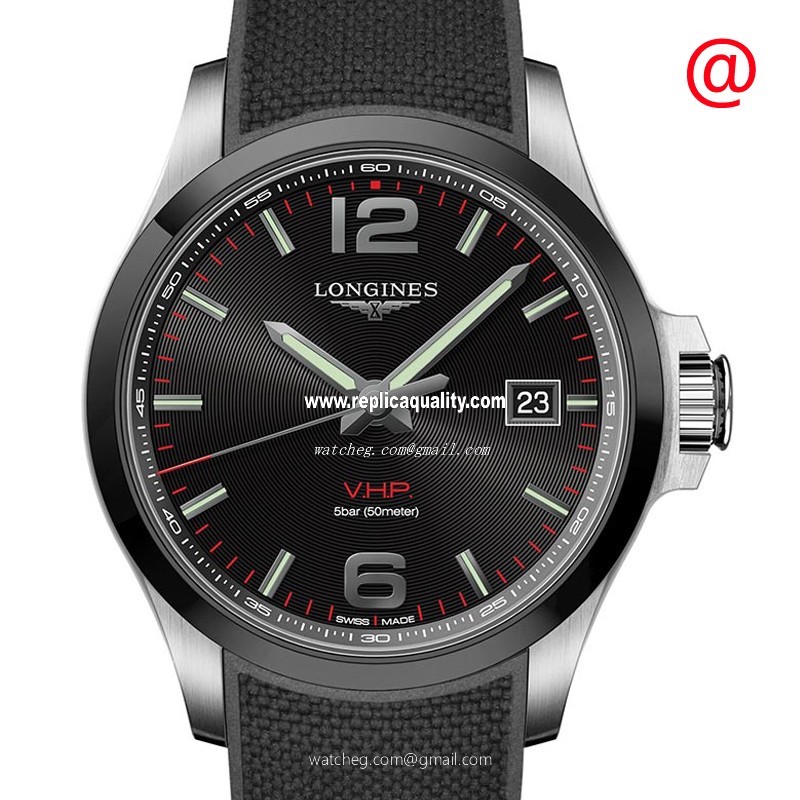 Longines CONQUEST L3.729.4.56.9 Quartz Stainless Steel Black