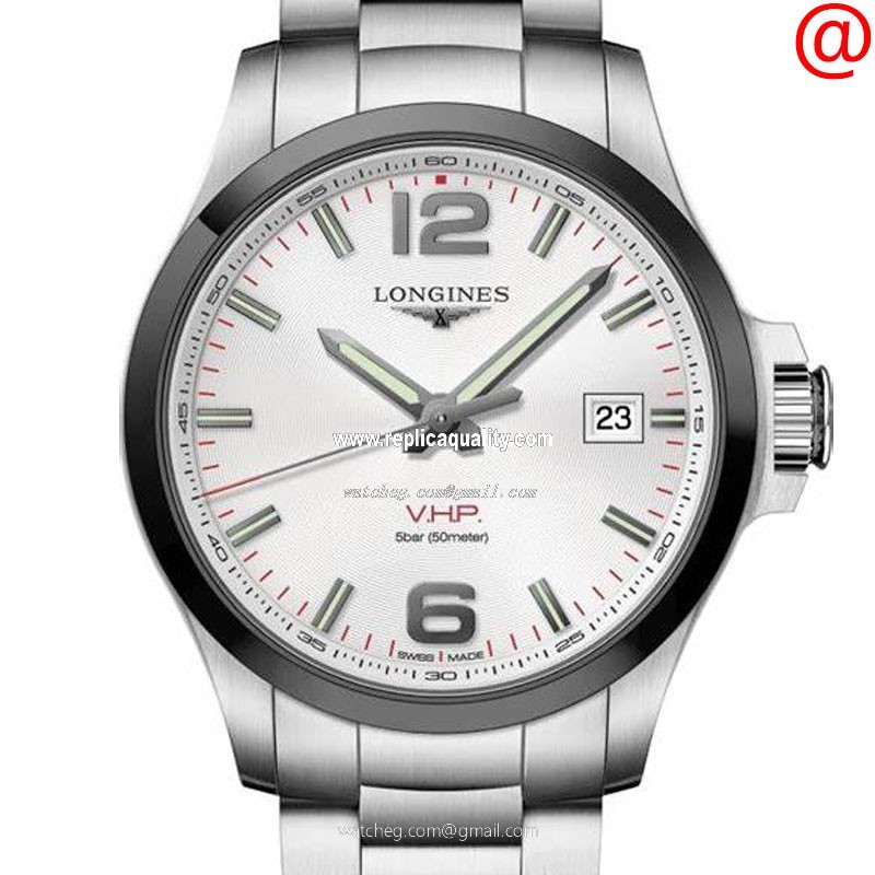 Longines CONQUEST L3.729.4.76.6 Quartz Stainless Steel White