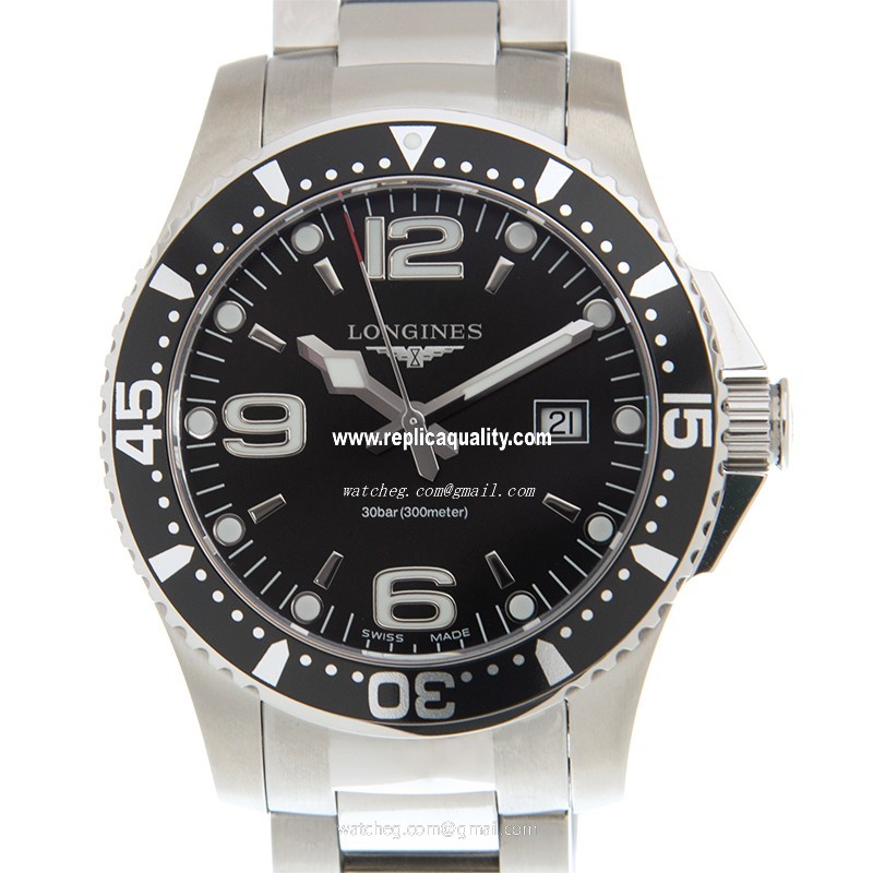 Longines CONQUEST L3.730.4.56.6 Automatic Stainless Steel Black