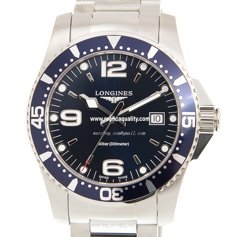 Longines CONQUEST L3.740.4.96.6 Quartz Stainless Steel Blue