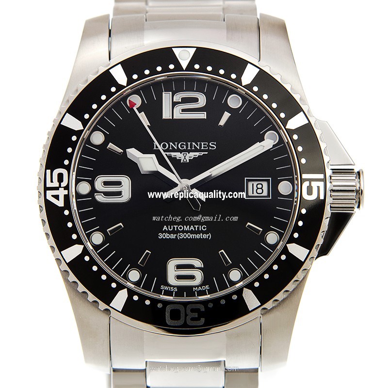 Longines CONQUEST L3.742.4.56.6 Automatic Stainless Steel Black