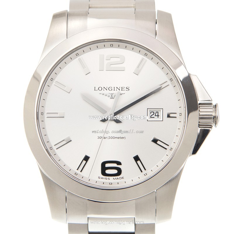 Longines CONQUEST L3.759.4.76.6 Quartz Stainless Steel Silver