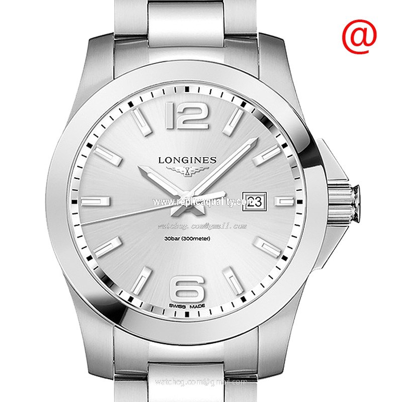 Longines CONQUEST L3.760.4.76.6 Quartz Stainless Steel Silver