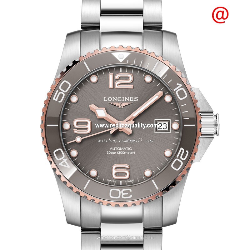 Longines CONQUEST L3.780.3.78.6 Automatic Ceramic & Steel Gray