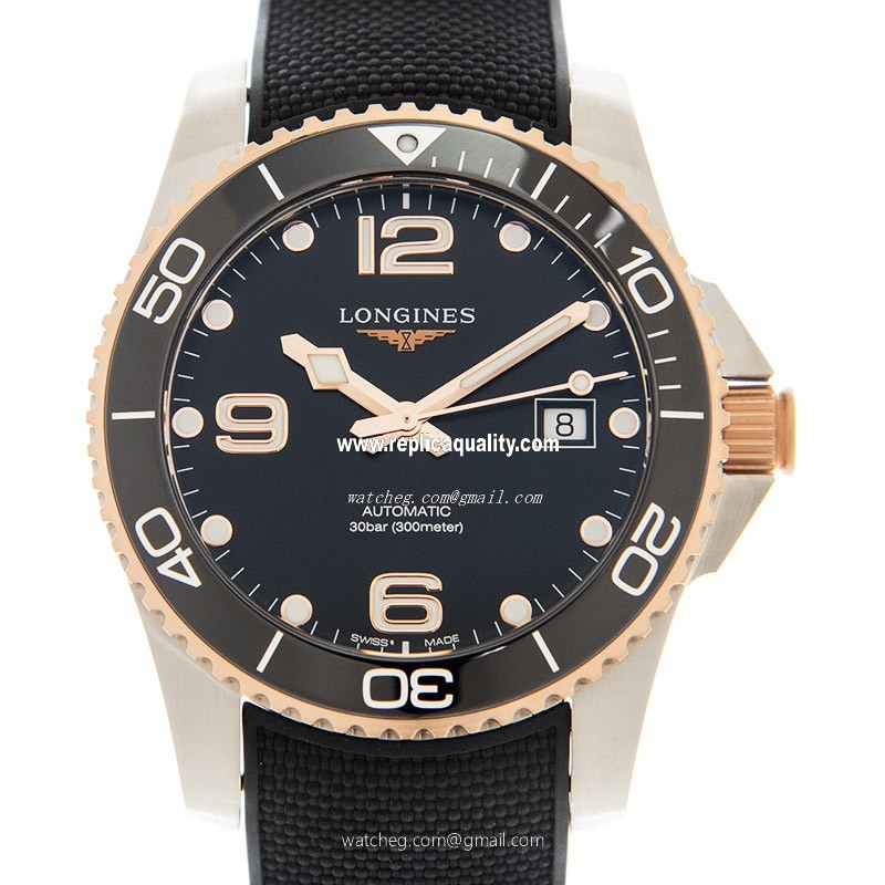Longines CONQUEST L3.781.3.58.9 Automatic Ceramic & Steel Black