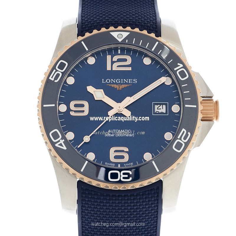 Longines CONQUEST L3.781.3.98.9 Automatic Ceramic & Steel Blue
