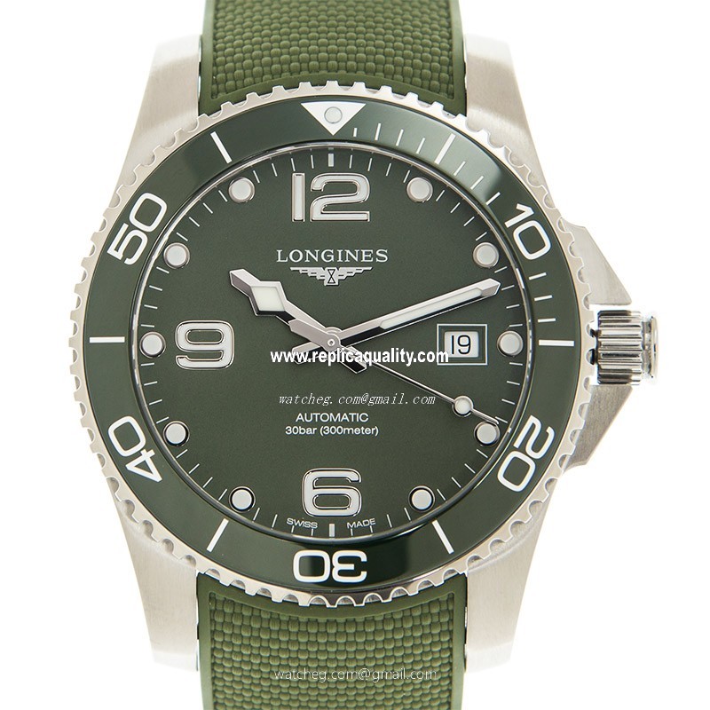Longines CONQUEST L3.781.4.06.9 Automatic Stainless Steel Green