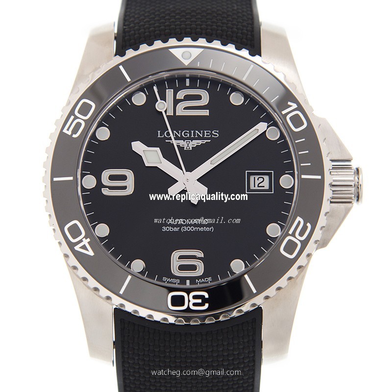 Longines CONQUEST L3.781.4.56.9 Automatic Ceramic & Steel Black