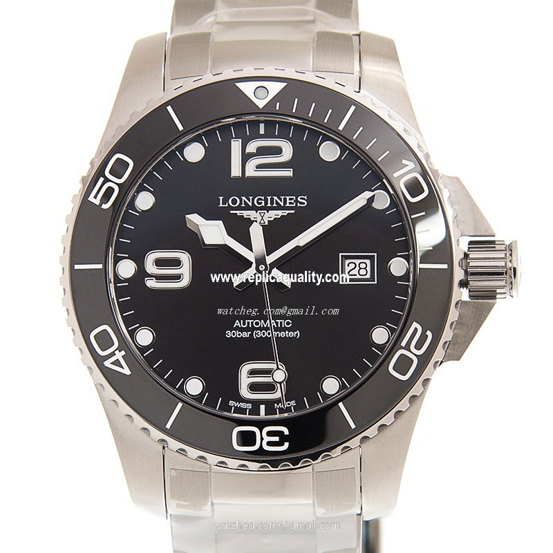Longines CONQUEST L3.782.4.56.6 Automatic Stainless Steel Black