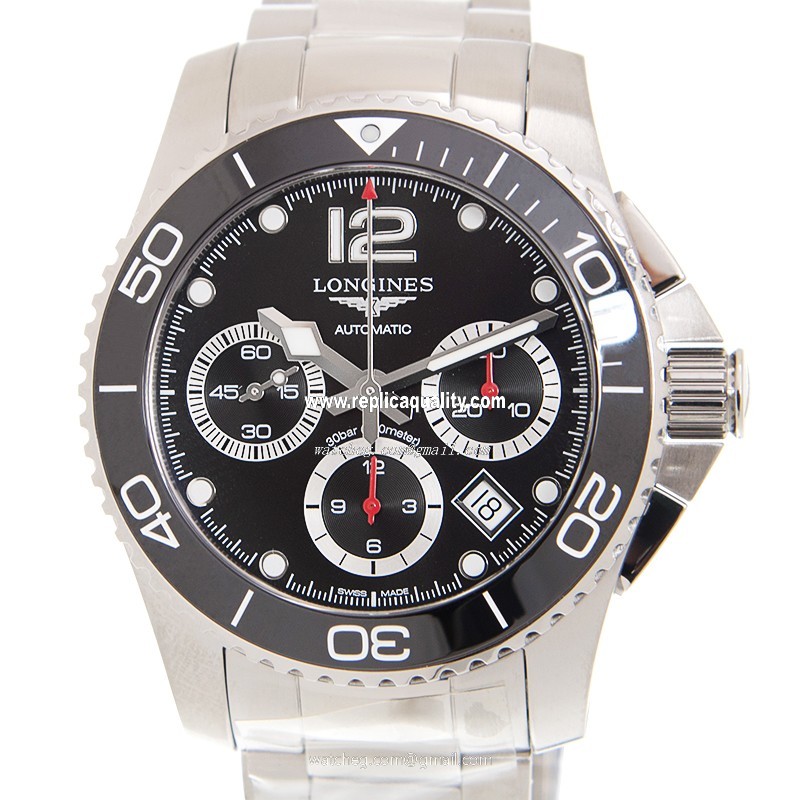Longines CONQUEST L3.783.4.56.6 Automatic Stainless Steel Black