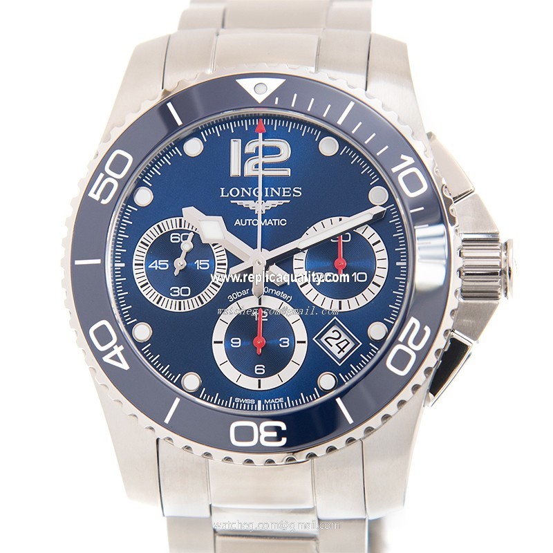 Longines CONQUEST L3.783.4.96.6 Automatic Ceramic & Steel Blue