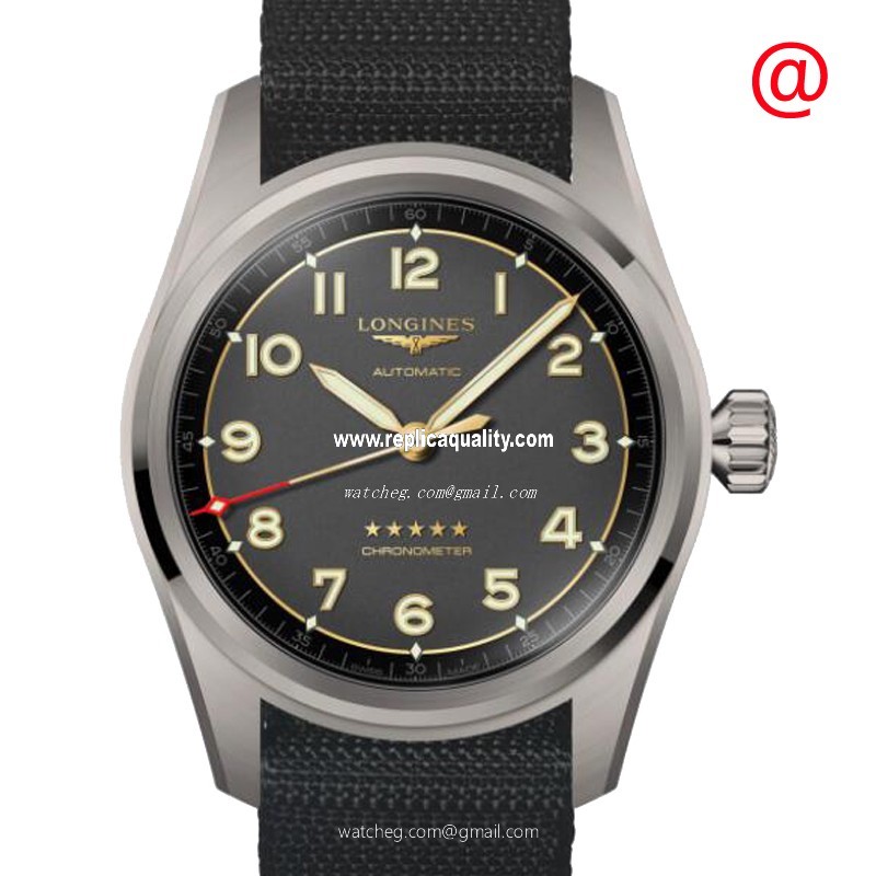 Longines SPIRIT L3.810.1.53.2 Automatic Titanium Black