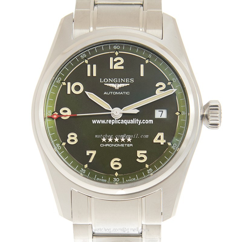 Longines SPIRIT L3.810.4.03.6 Automatic Stainless Steel Green