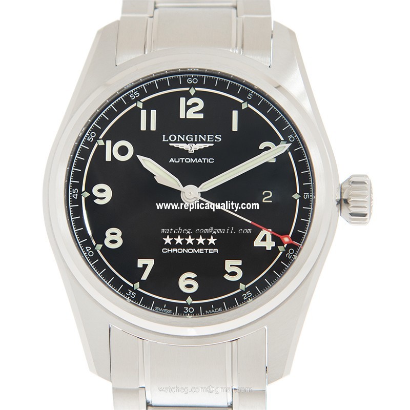 Longines SPIRIT L3.810.4.53.6 Automatic Stainless Steel Black & White
