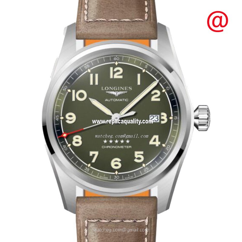 Longines SPIRIT L3.811.4.03.2 Automatic Stainless Steel Green