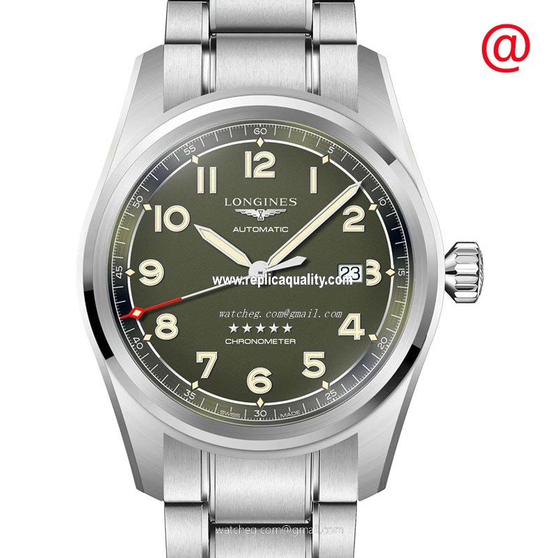 Longines SPIRIT L3.811.4.03.6 Automatic Stainless Steel Green