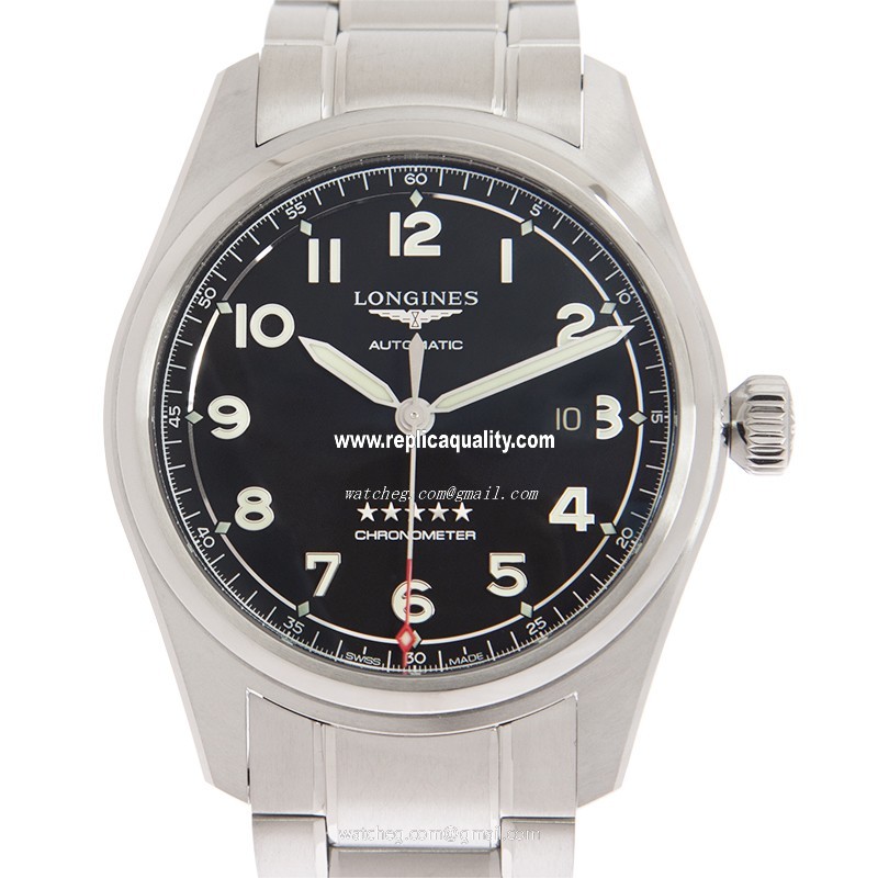 Longines SPIRIT L3.811.4.53.6 Automatic Stainless Steel Black