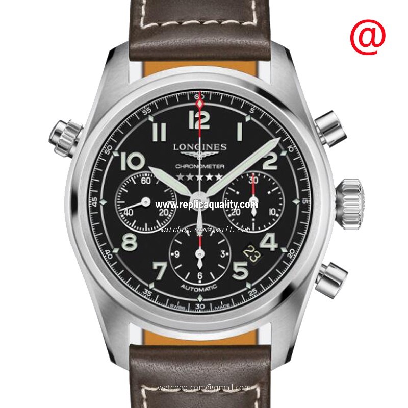 Longines SPIRIT L3.820.4.53.0 Automatic Stainless Steel Black