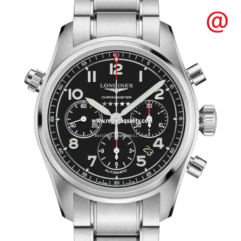 Longines SPIRIT L3.820.4.53.6 Automatic Stainless Steel Black
