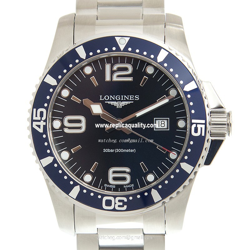 Longines CONQUEST L3.840.4.96.6 Quartz Stainless Steel Blue