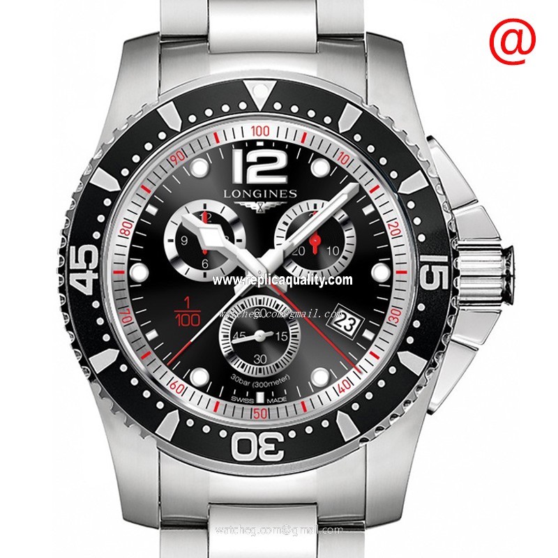 Longines CONQUEST L3.843.4.56.6 Quartz Stainless Steel Black