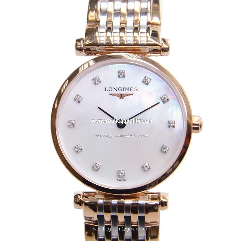 Longines LA GRANDE L4.209.1.87.7 Quartz PVD Gold White