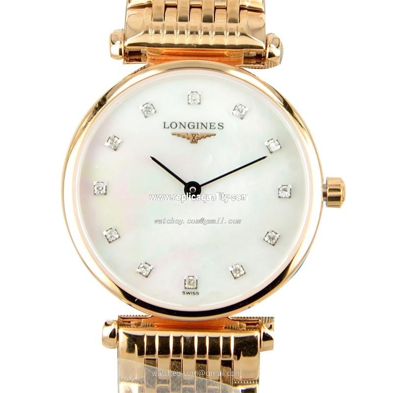 Longines LA GRANDE L4.209.1.87.8 Quartz PVD Gold White
