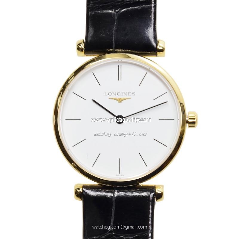 Longines LA GRANDE L4.209.2.12.2 Quartz PVD Gold White