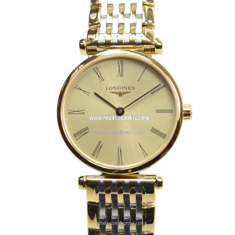 Longines LA GRANDE L4.209.2.31.7 Quartz PVD Gold Gold