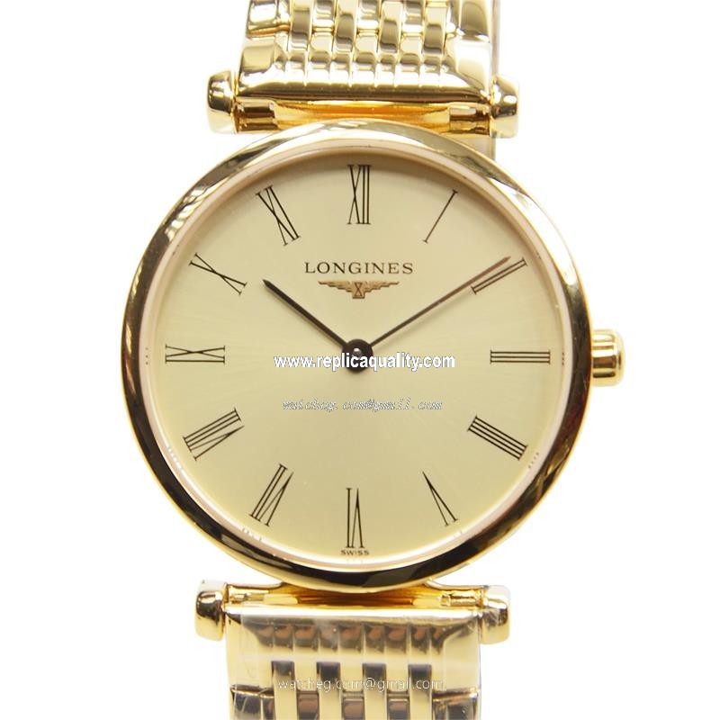 Longines LA GRANDE L4.209.2.31.8 Quartz PVD Gold Gold