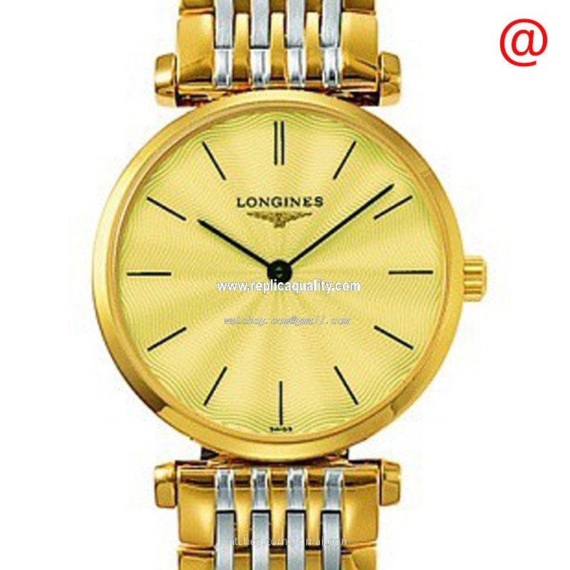 Longines LA GRANDE L4.209.2.42.7 Quartz 18kt Gold & Steel Gold