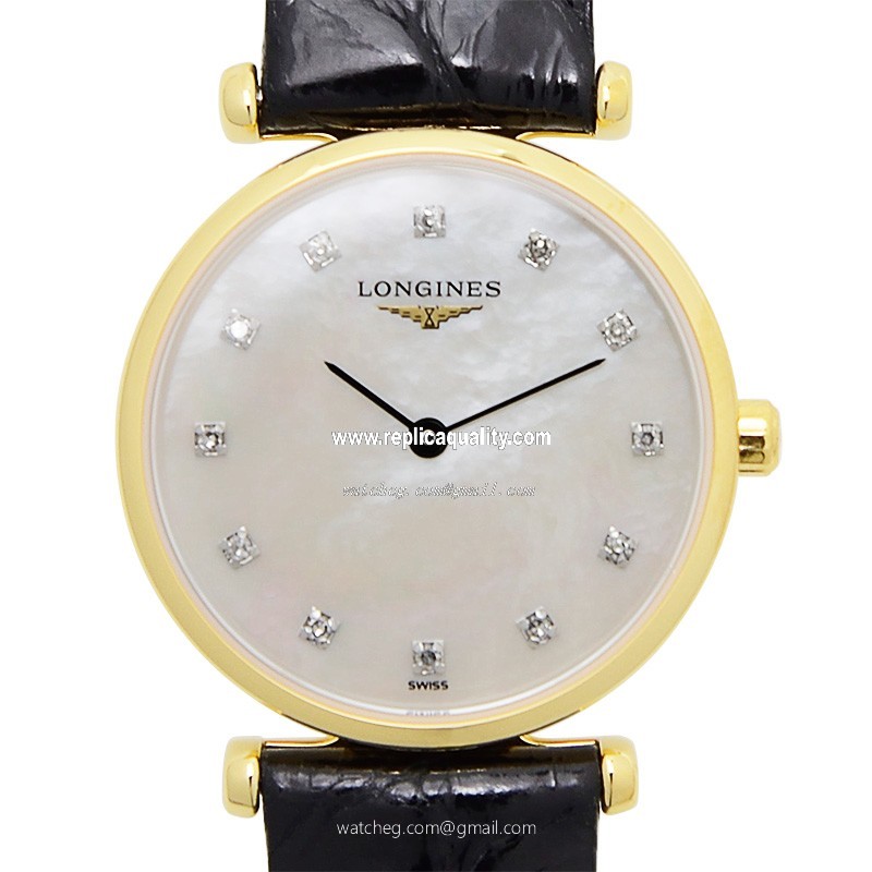 Longines LA GRANDE L4.209.2.87.2 Quartz PVD Gold White