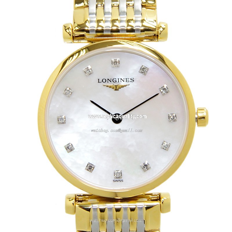 Longines LA GRANDE L4.209.2.87.7 Quartz 18kt Gold & Steel White