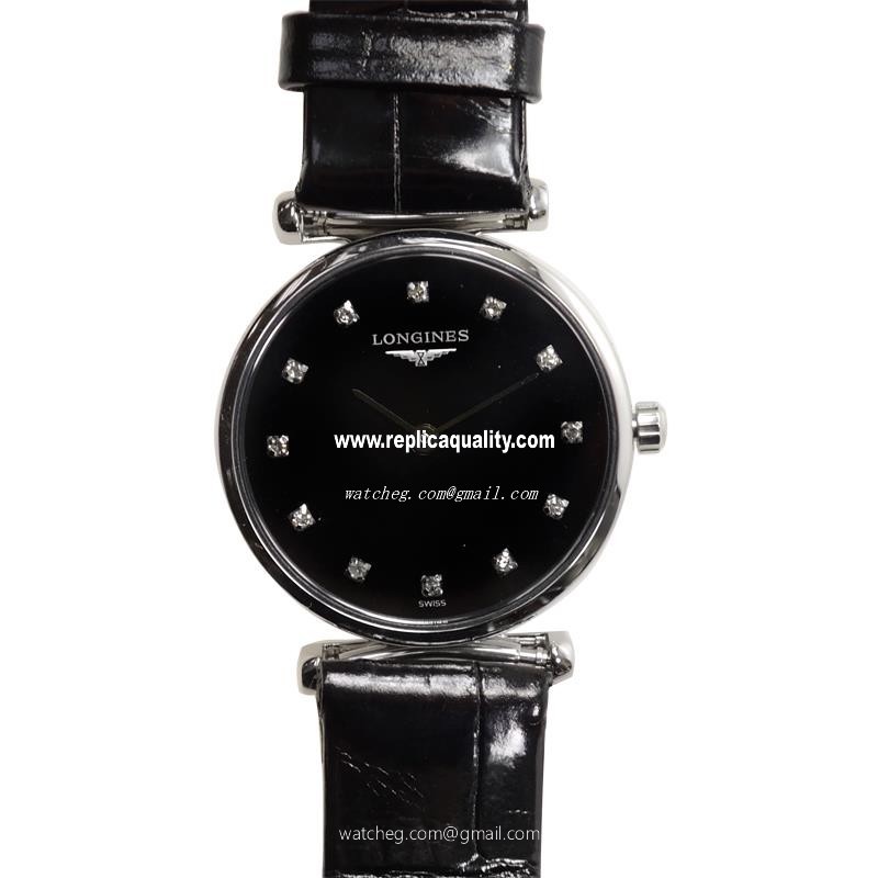 Longines LA GRANDE L4.209.4.58.2 Quartz Stainless Steel Black