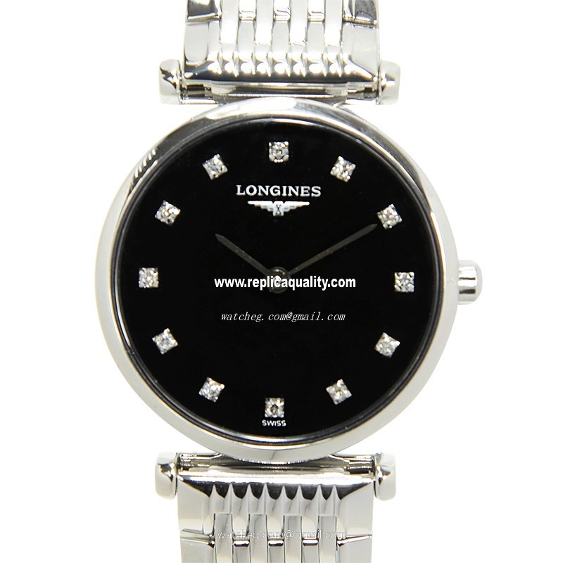 Longines LA GRANDE L4.209.4.58.6 Quartz Stainless Steel Black