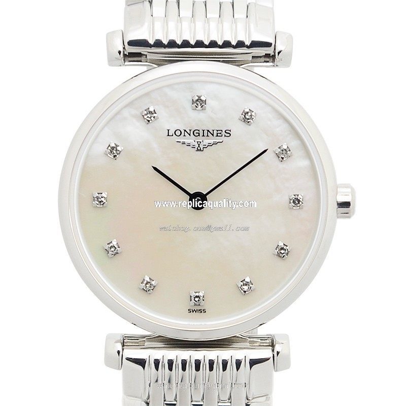 Longines LA GRANDE L4.209.4.87.6 Quartz Stainless Steel Silvery & White