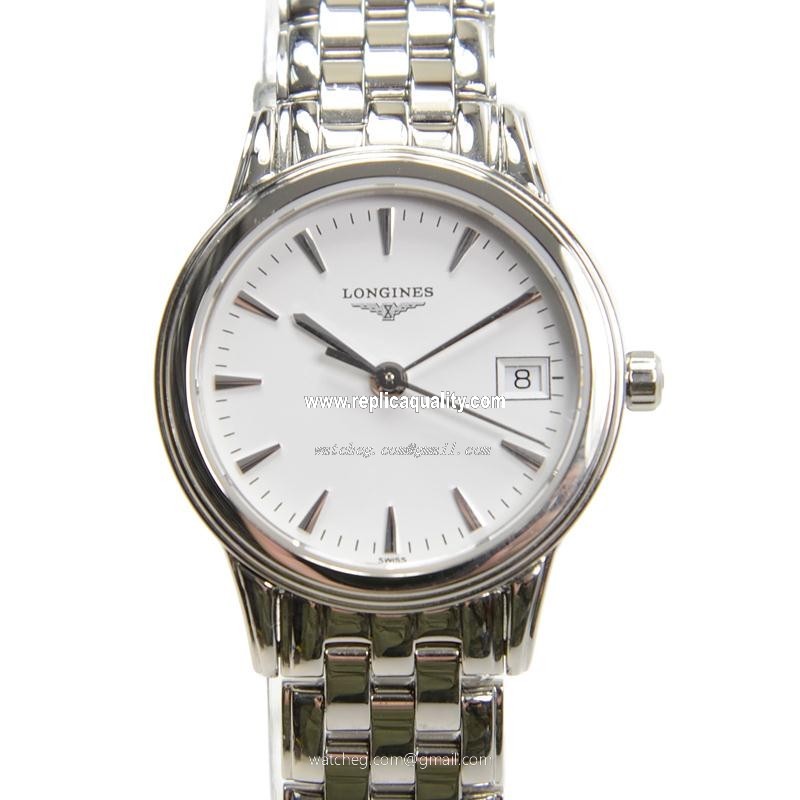 Longines FLAGSHIP L4.216.4.12.6 Quartz Stainless Steel White