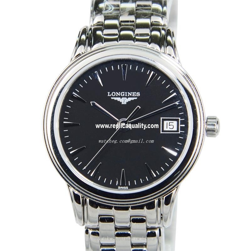Longines FLAGSHIP L4.216.4.52.6 Quartz Stainless Steel Black
